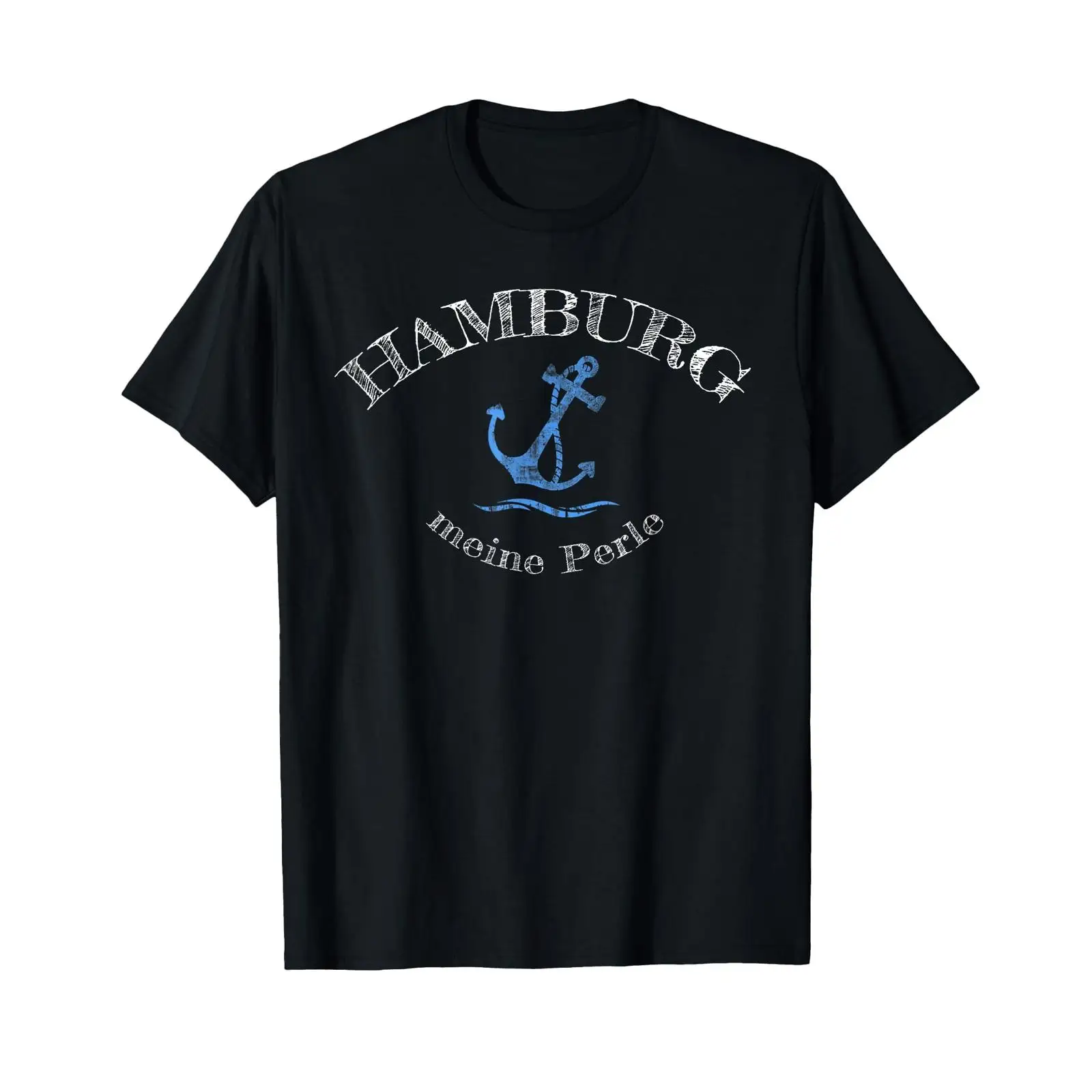 Vintage Fashion Hamburg - Kaos dengan desain Hamburg My Pearl,