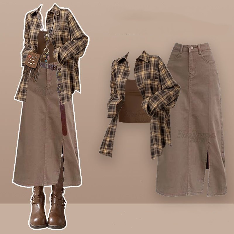Vintage Fashion Jersey - Setelan 3 potong Wanita Musim Panas