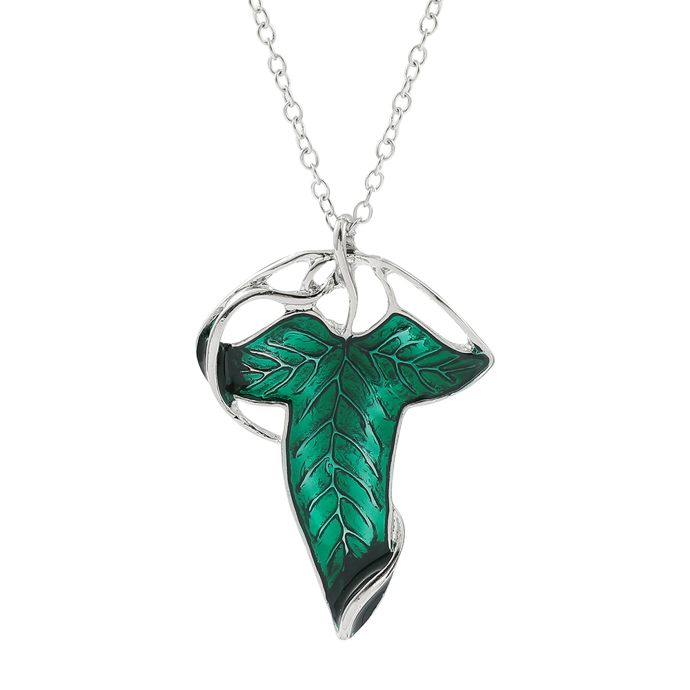 Vintage Fashion Stores - Kalung Liontin Daun Hijau Vintage, Aksesori