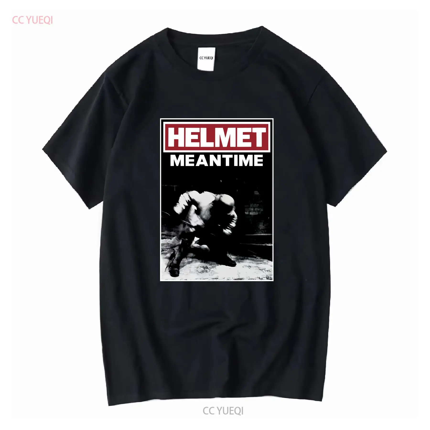 Vintage Fashion Jersey - Kaus Helm Meantime Band Rock Logam