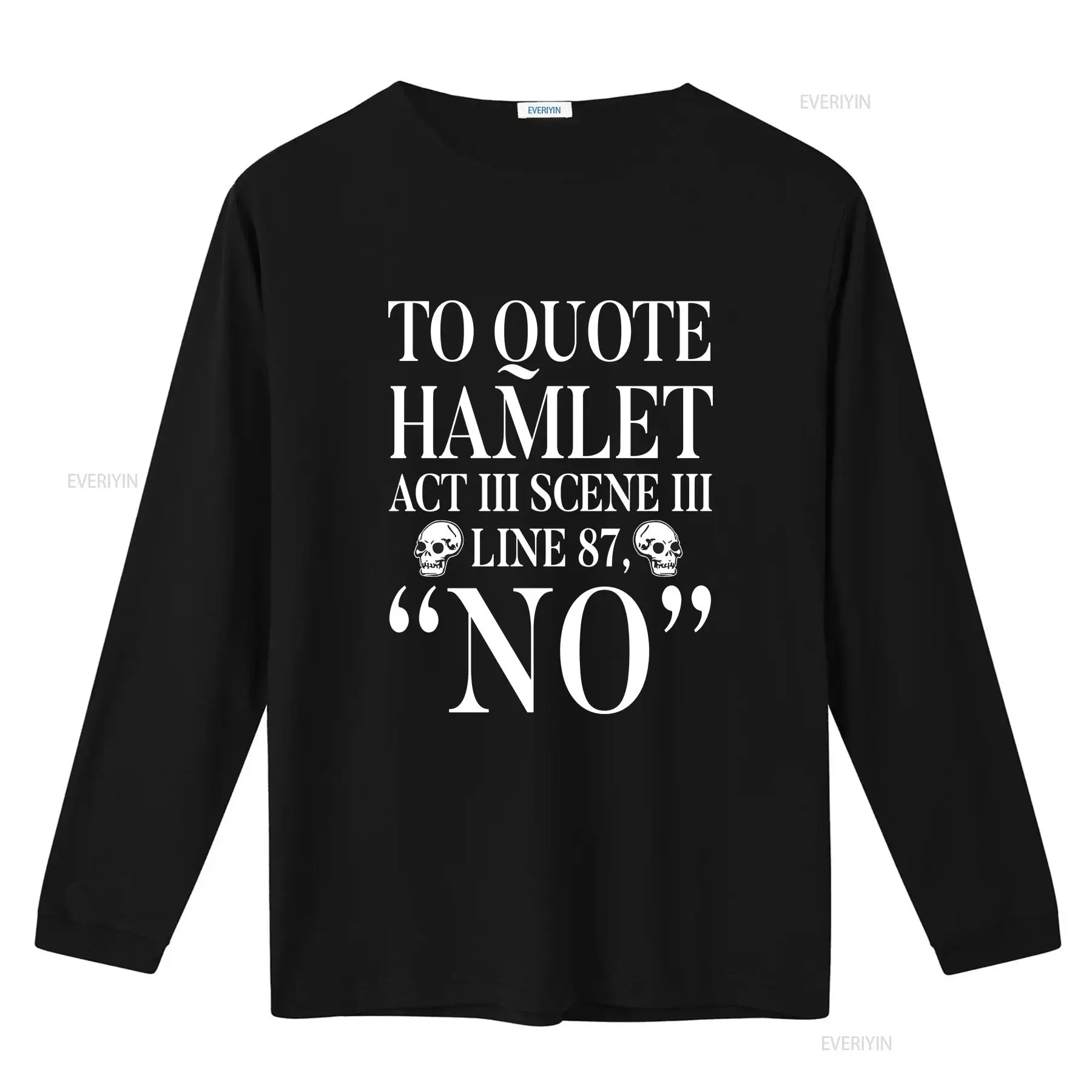 Kaos Hamlet Shakespeare untuk  - Vintage Fashion Quotes ulasan dan harga