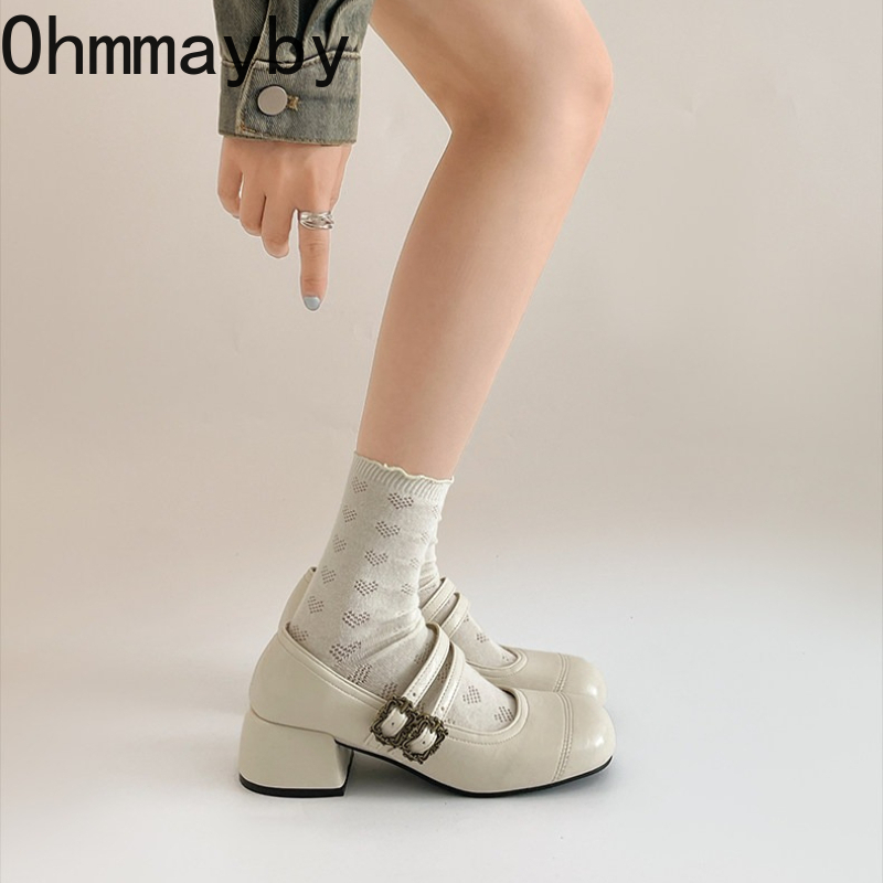 Sepatu Mary Jane Wanita Hak Te - Vintage Fashion Online ulasan dan harga