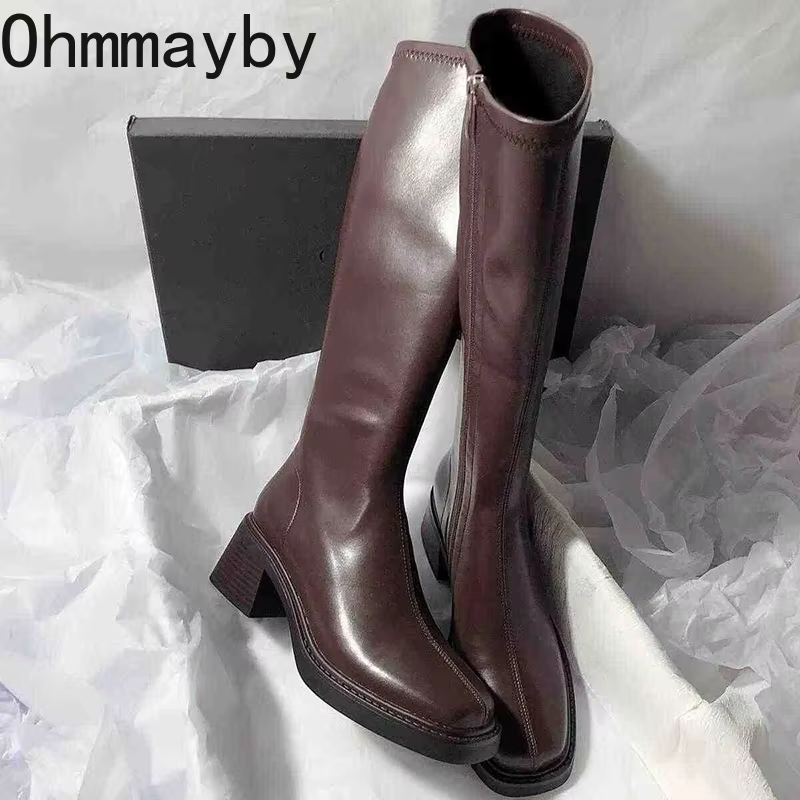 Sepatu bot hak tebal wanita, s - Vintage Fashion Online ulasan dan harga