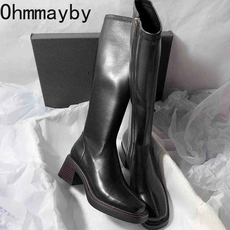 Sepatu bot hak tebal wanita, s - Vintage Fashion Online ulasan dan harga