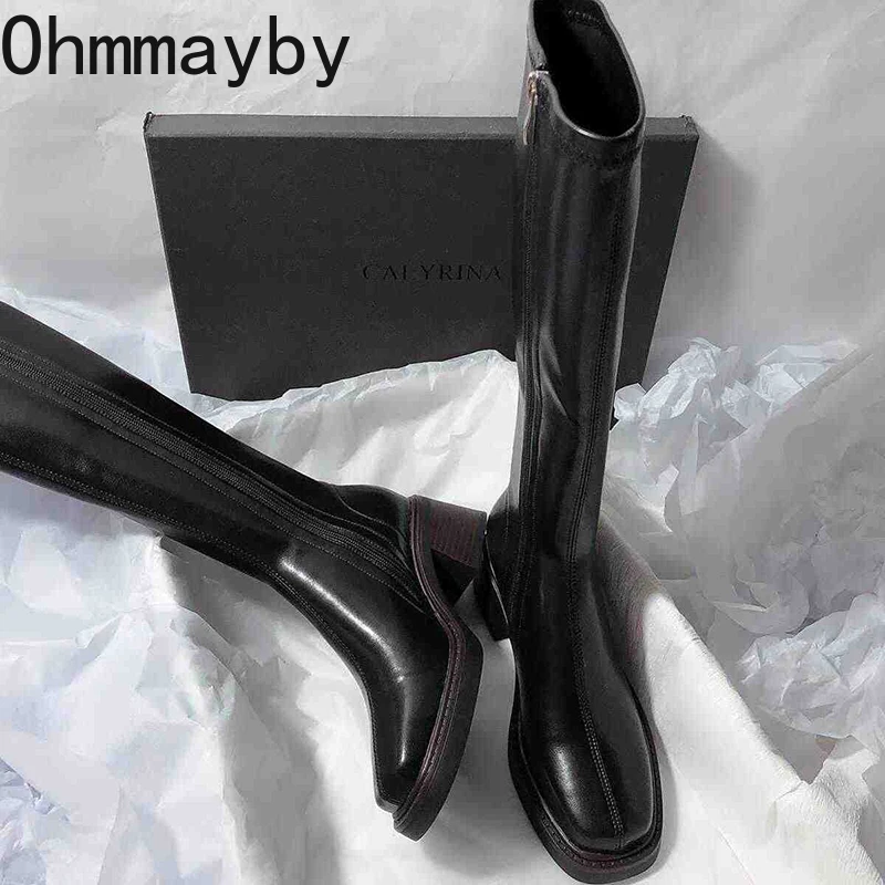 Sepatu bot hak tebal wanita, s - Vintage Fashion Online ulasan dan harga
