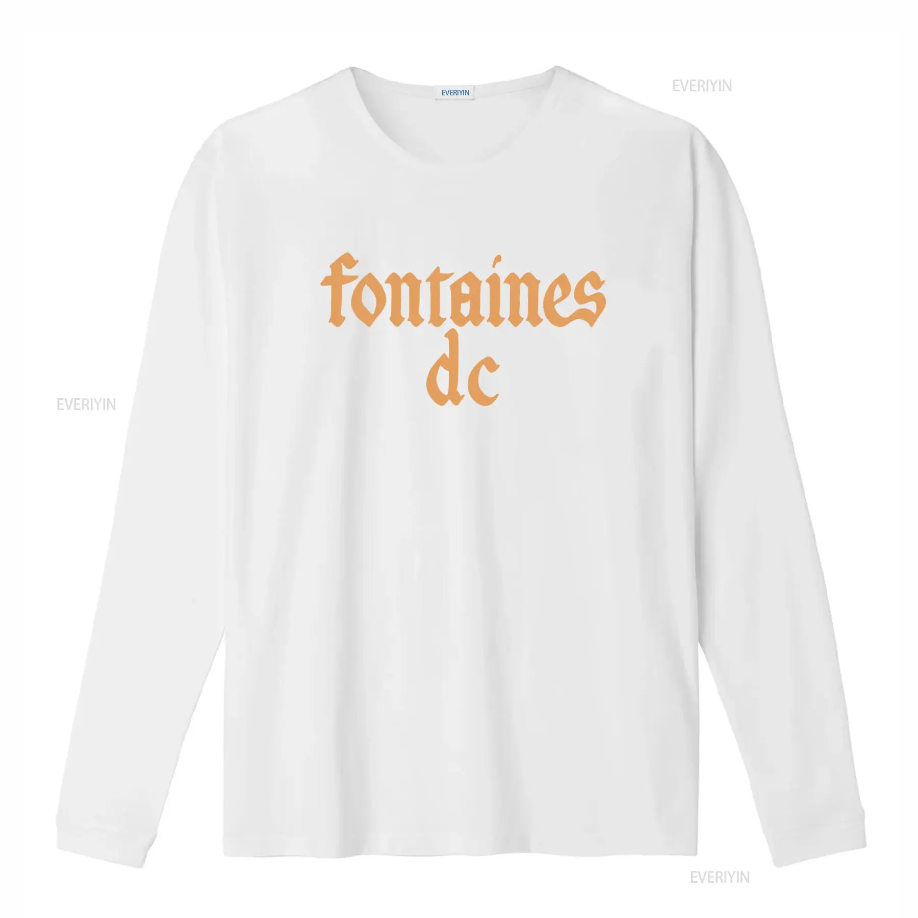 Fontaines D C 'Gothic Logo' Ka - Vintage Fashion Jersey ulasan dan harga