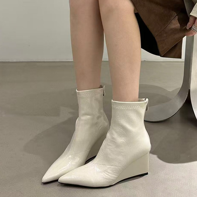 Sepatu Bot Wanita Musim Gugur  - Vintage Fashion Online ulasan dan harga