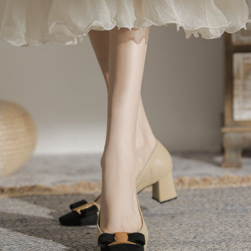 Sepatu Hak Tebal Model Mary Ja - Vintage Fashion Dresses ulasan dan harga