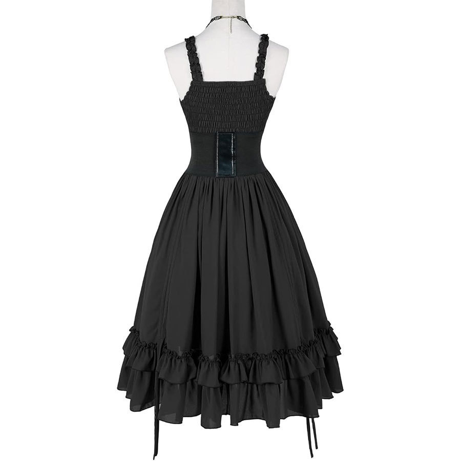 Gaun Korset Gothic Wanita Hita - Vintage Fashion Dresses ulasan dan harga