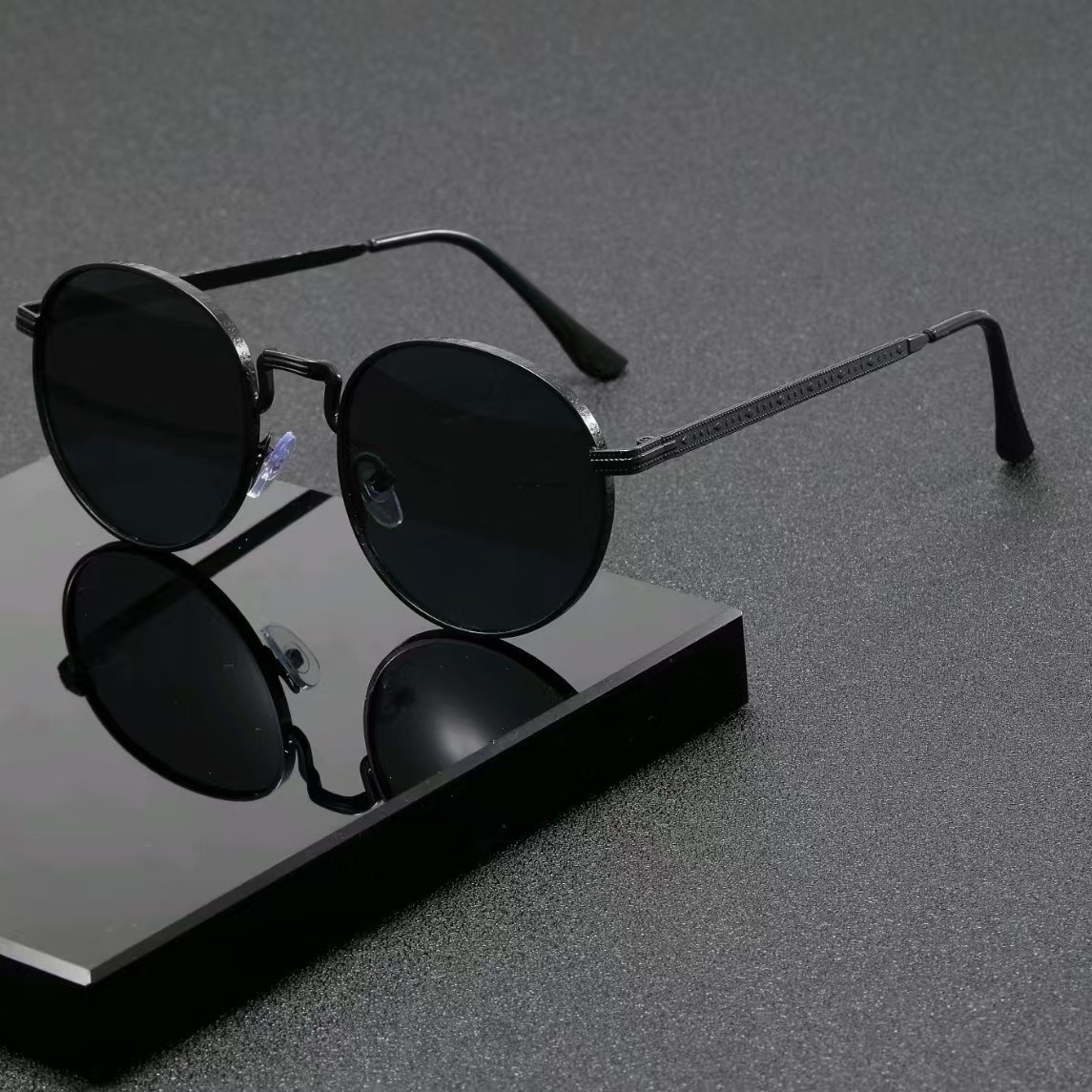 Kacamata Hitam Bulat Klasik Fa - Vintage Fashion Enthusiasts ulasan dan harga