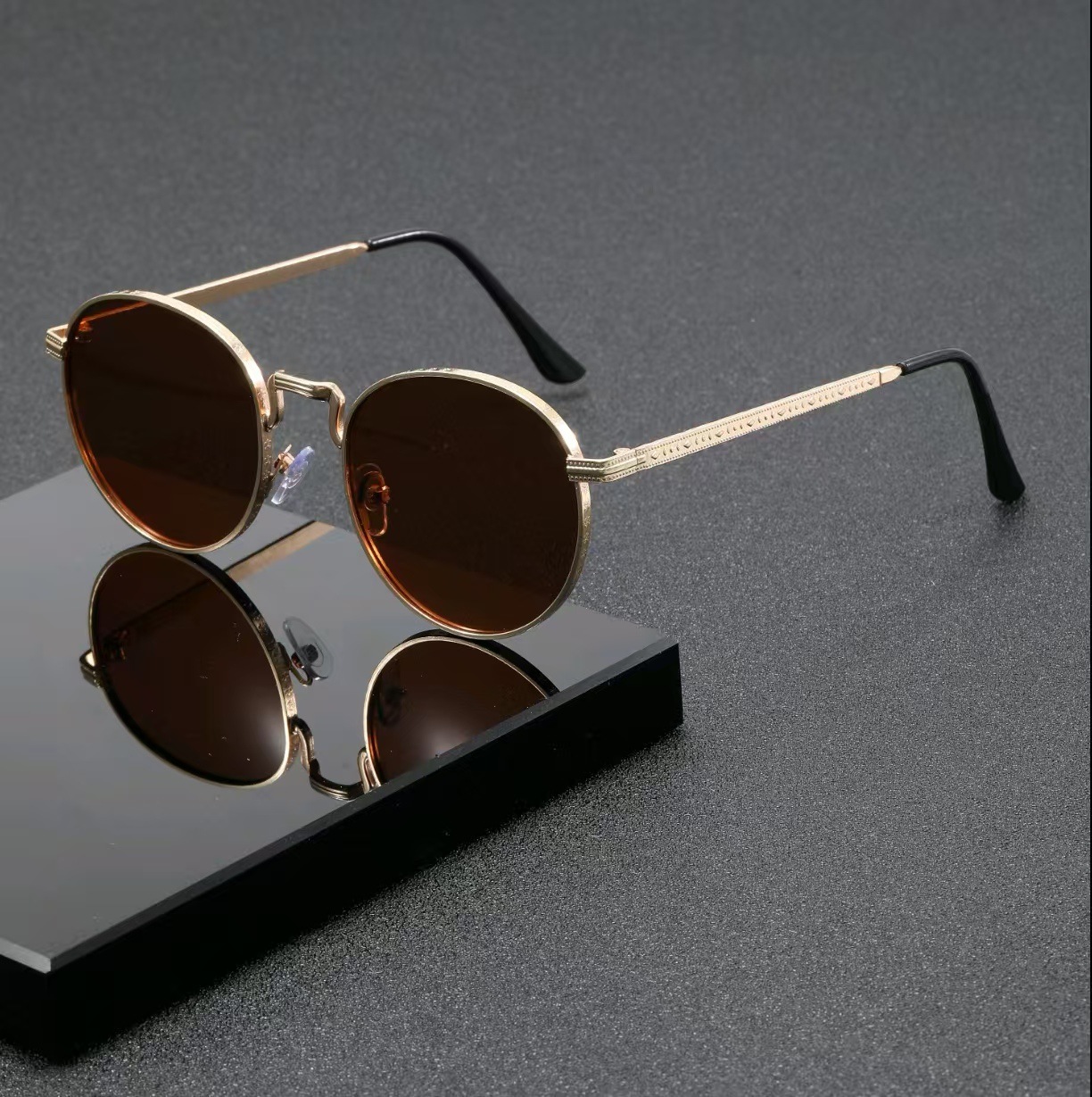 Kacamata Hitam Bulat Klasik Fa - Vintage Fashion Enthusiasts ulasan dan harga